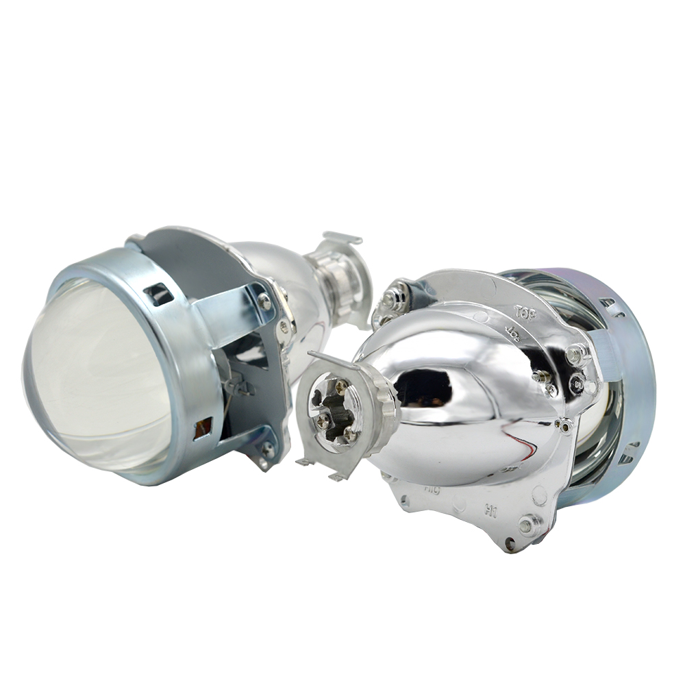 3.0 inch bi xenon hid car Projector lens fit for H1 H4 H7 car headlight Headlamp lamp bulb car assembly styling xenon kit Modify