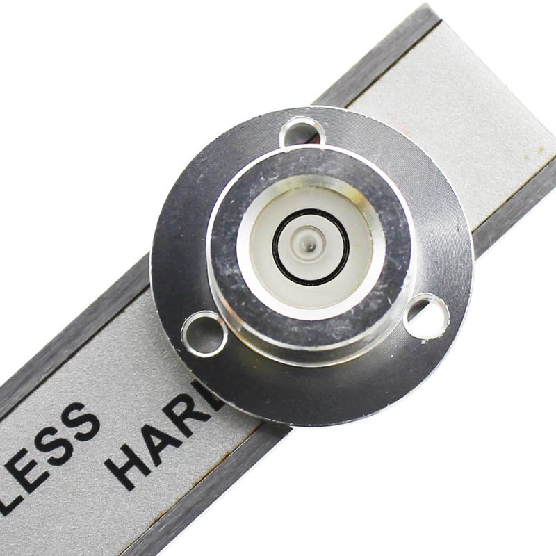Round Bubble Level Mini Water Level Ruler Sensor Spirit Levels Magnetic Available: Magnetic white