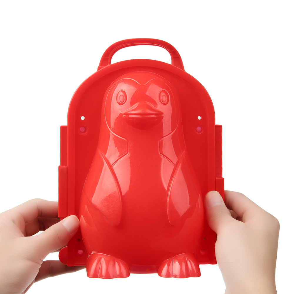 Willekeurige Kleur Sneeuwbal Clip Cartoon Sneeuwbal Maker Winter Sneeuw Schop Kinderen Outdoor Zand Mold Sport Speelgoed Beeldhouwen Maken Gereedschap