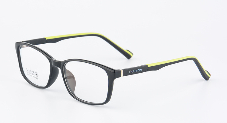 Children Spectacle Frame Student Myopia Eyeglasses Prescription Optical Kids Eye Glasses Frame For 8-18 Boys&Girls: C4 Black Yellow