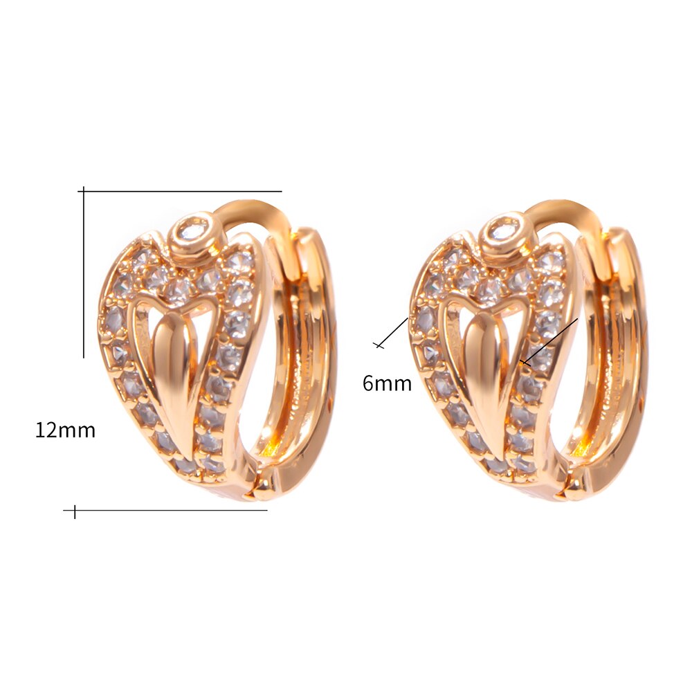 Essff adorável doce coração design brincos de argola para mulheres meninas piercing círculo brinco delicado pequenos presentes acessórios jóias: FY0136