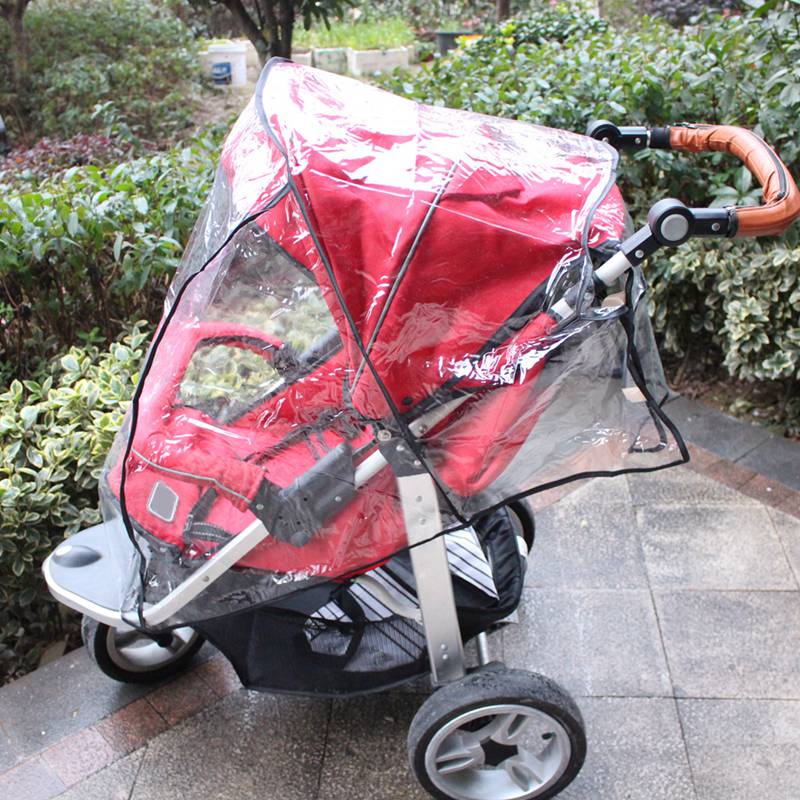 Universal Baby Stroller Rain Cover Waterproof Stroller Wind Dust Shield Cover for Strollers Universal Size To Fit Most Strollers