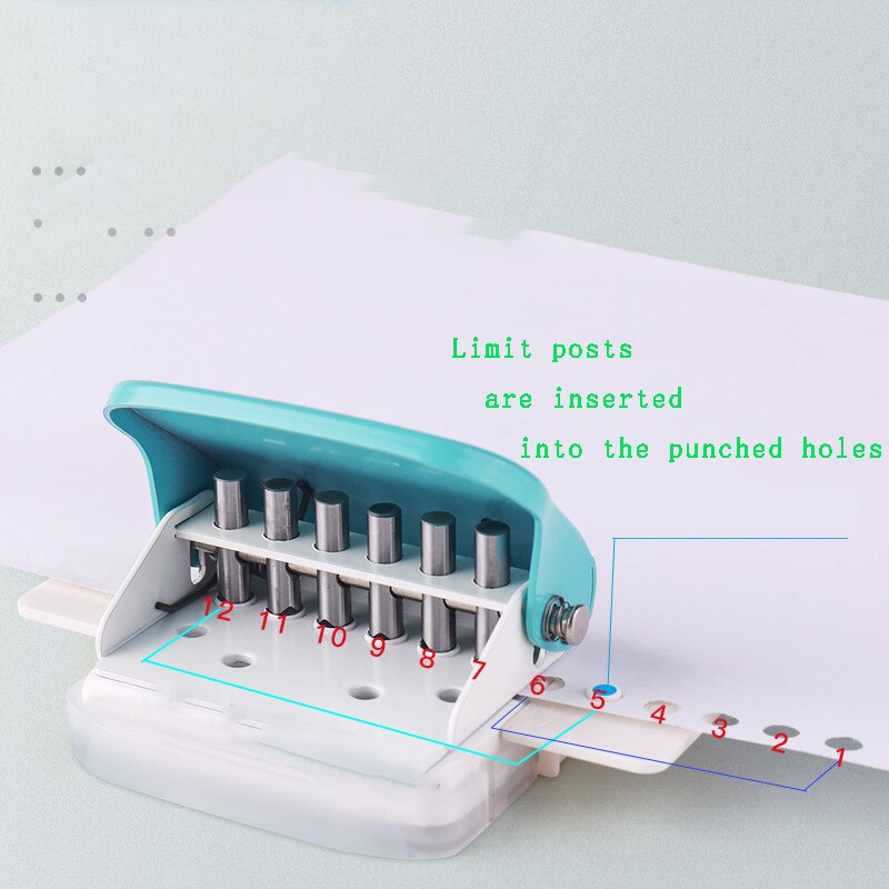 Poreuze Punch 26 Gat B5 Losbladige Binding Handmatige Punch A4 Papier 30 Gat Map Notepad Student