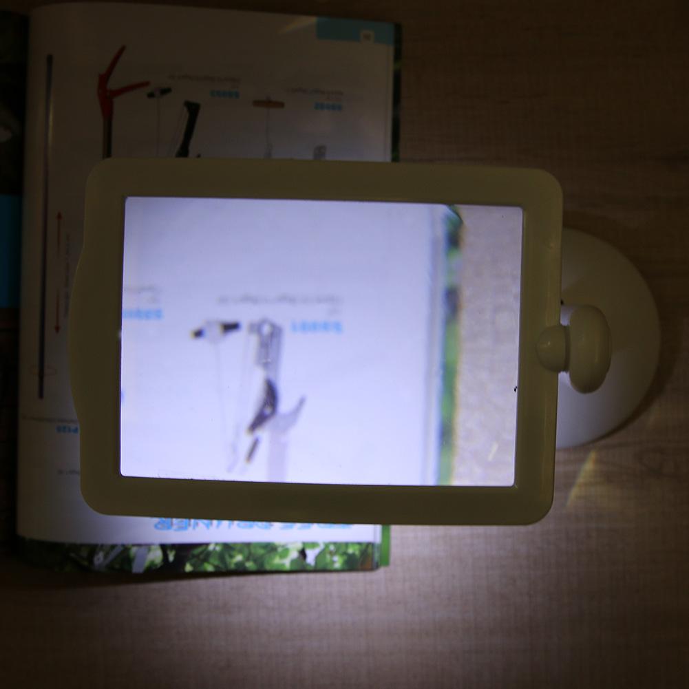 3X Draaibaar 180 ° Desktop Vergrootglas Met Led Light Verlicht Vergrootglas Scherm Lezen Vergrootglas Voor Oudere Lezen