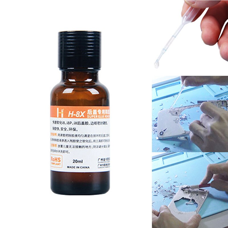 Smontaggio Colla Posteriore di Vetro di Copertura di Rimozione Demolizione Colla Compatibile Iphone 8/8P X Indietro Nuovo Arrivo