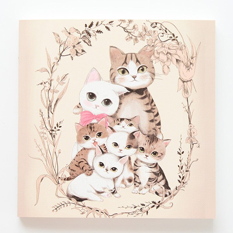 20K Squared Notebook Leuke Cartoon Cover Blanco Schetsboek Voor Studenten Met Handgeschilderde Boeken: 01