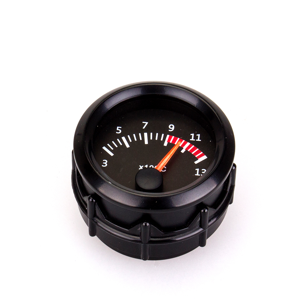 Bil auto eksos temp måler 300 ~ 1300 celsius 12v 52mm 2 "universal eksos gass temp måler ekst temp meter egt med sensor