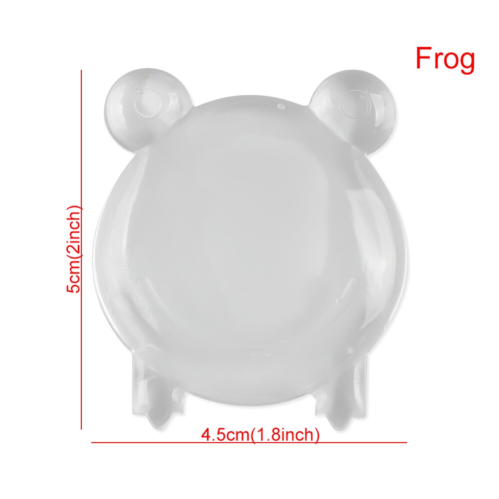 1PC Shockproof Rubber Door Stops Anti Collision Pads Waterable Mute Handle Bumpers Transparent Protection Sticker Wall Protector: Frog2