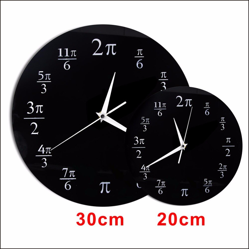 Horloge Pi Pop Quiz maths murale | Horloge mathématique, équitation mathématique, Geeky, maison, horloge Unique idée pour les amateurs de maths