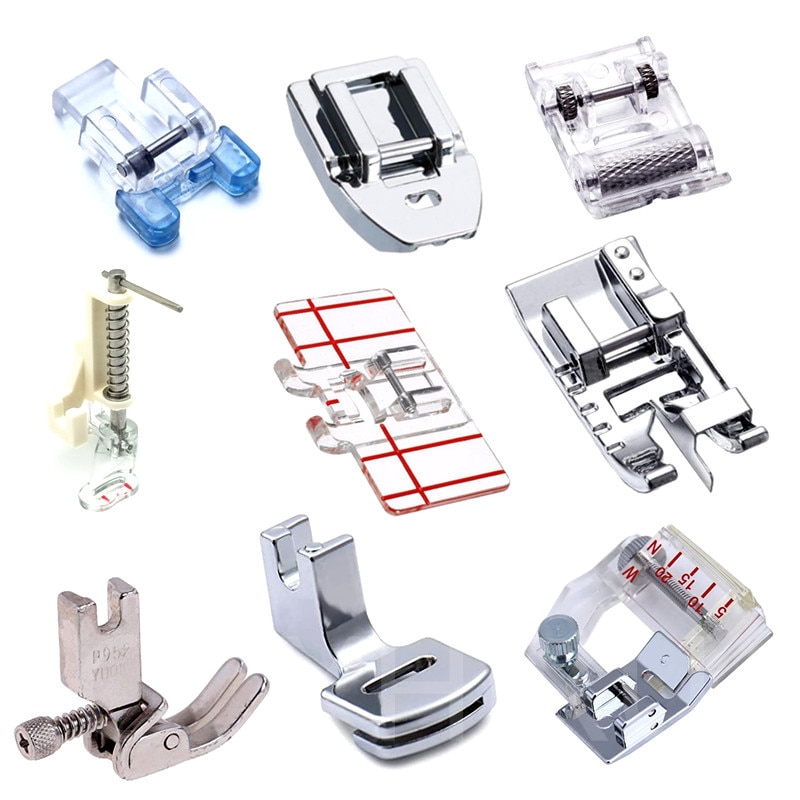 Accesorios de costura multifunción bordado acolchado zurcir máquina de coser prensatelas Universal libertad bordado 5BB5994