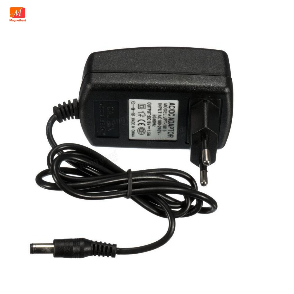 18V 1.5A AC 100-240V To 18V 1500mA Adapter Switching Power Supply Charger DC 5.5x2.5/2.1mm Jack