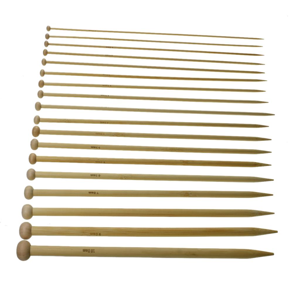 Kit de costura de agujas de lana de madera, agujas largas de ganchillo, herramientas y accesorios para tejer ganchillo, hilo de ganchillo