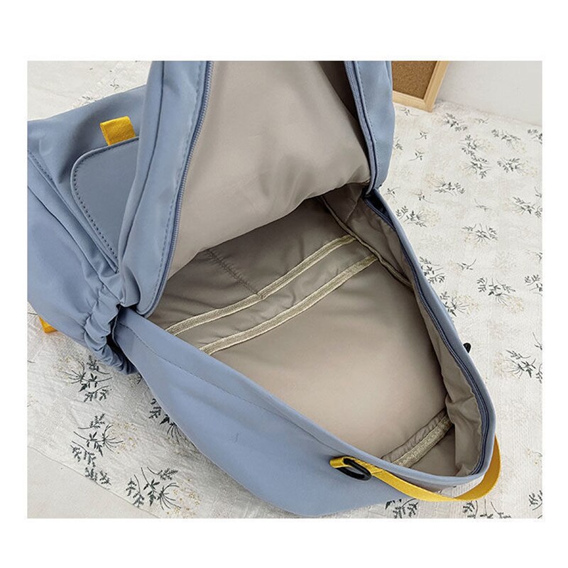 Mochila negra para mujeres y niñas, mochilas escolares para estudiantes adolescentes, mochila trasera de nailon
