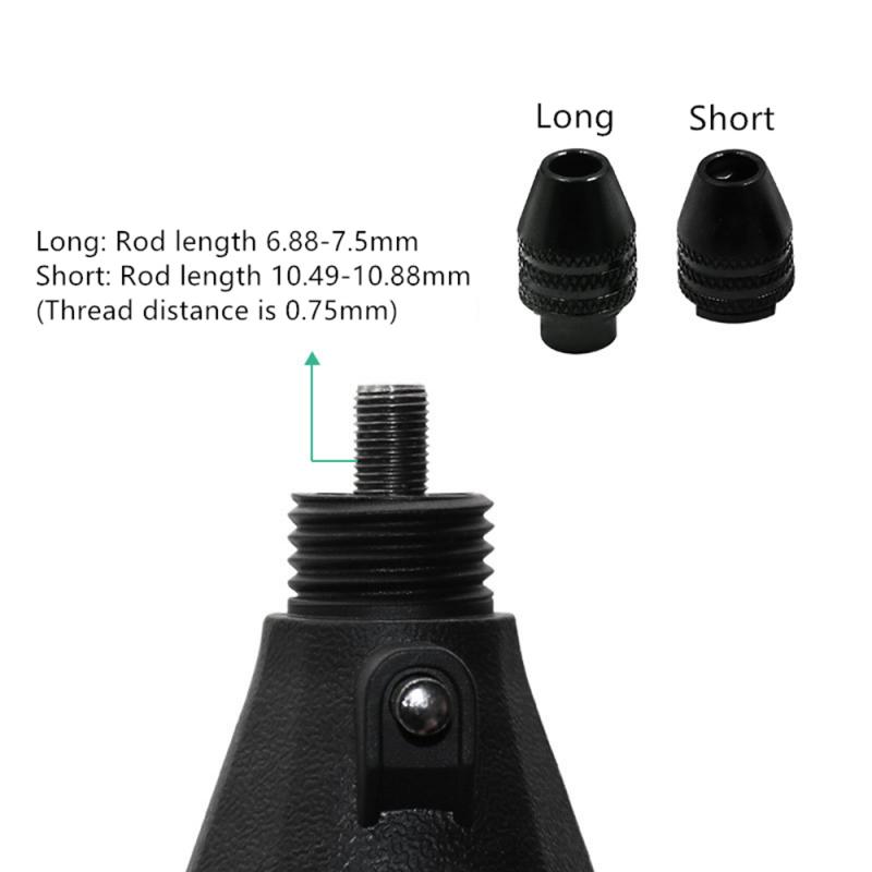 Mandrino autoserrante Mini trapano a cambio rapido mandrino 0.3-3.2mm cacciavite adattatore per avvitatore a percussione pinze per trapano elettrico