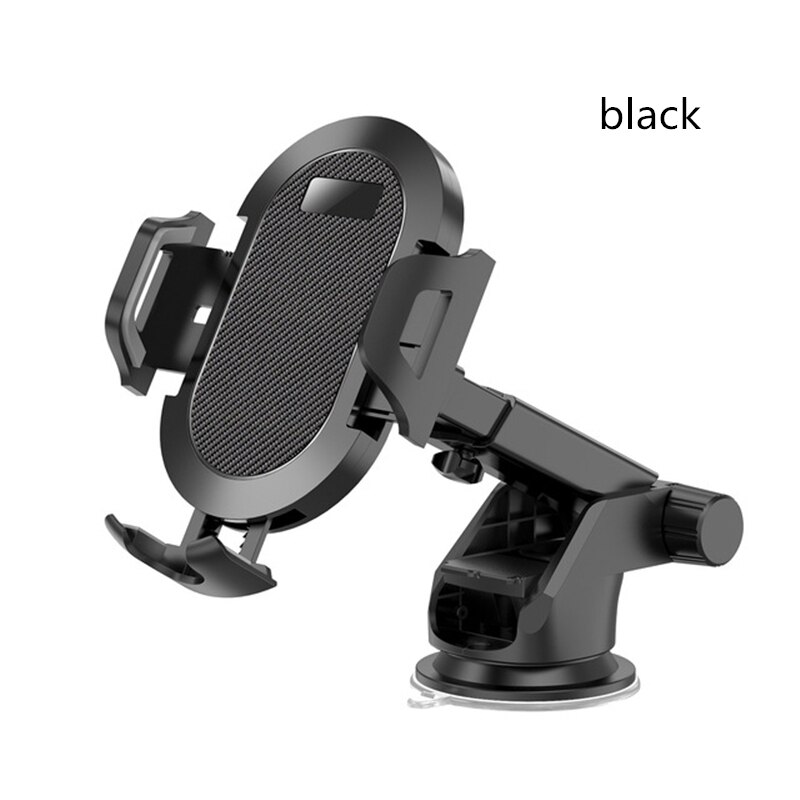 Windshield Gravity Sucker Car Phone Holder Phone Universal Mobile Dashboard Support For iPhone Smartphone 360 Mount Stand: black 3