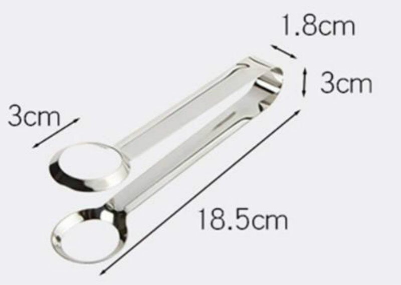 Kitchen Clamp Gadget Holder Cooking Tools Stainless Steel Egg Tong Clip