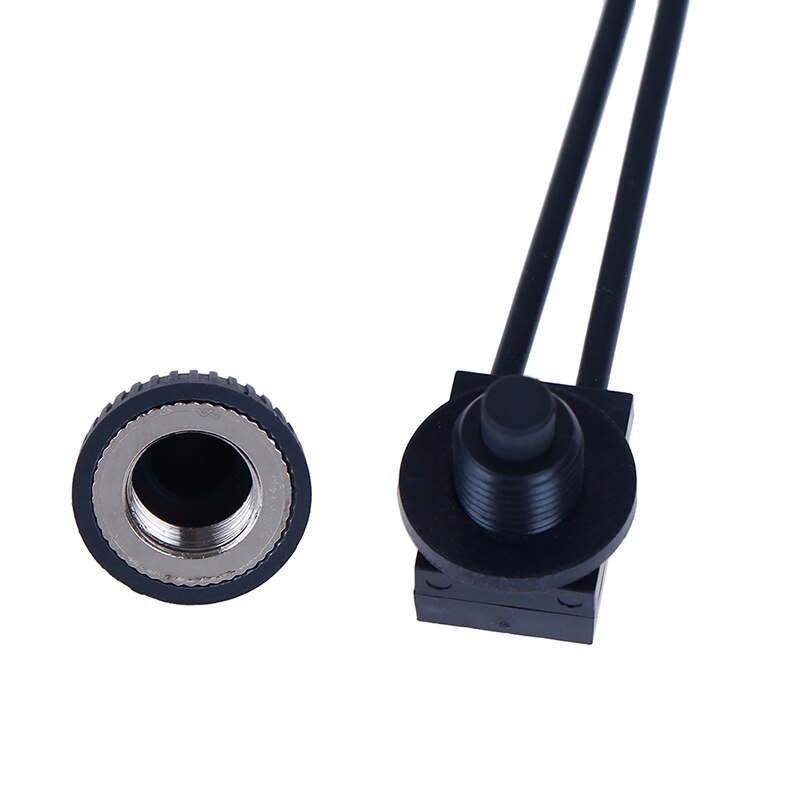 1Pc 220V étanche bouton-poussoir interrupteur marche-arrêt avec 4 "conduit moto voiture bateau en directe