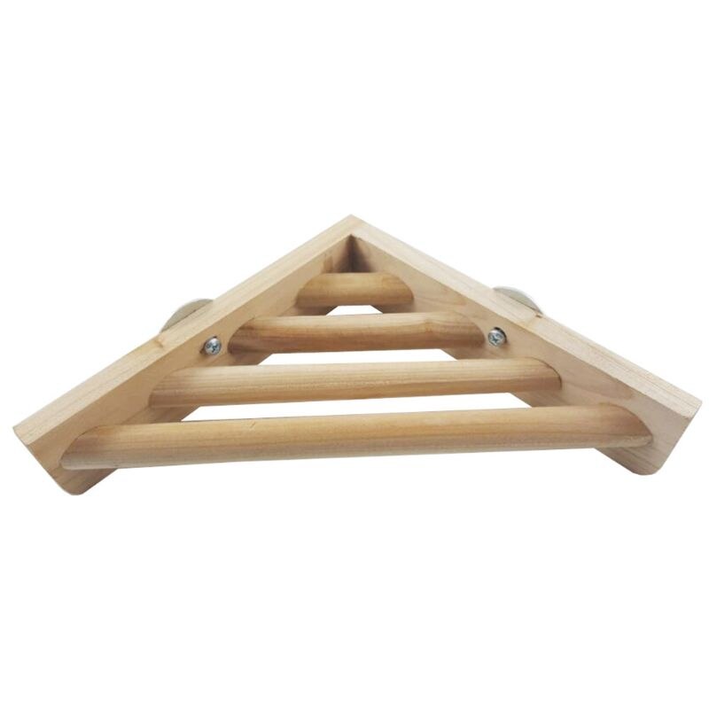 Haustier Holz Ecke Regal Leiter Plattform für Vogel KäFeige Stand Hamster Spielplatz