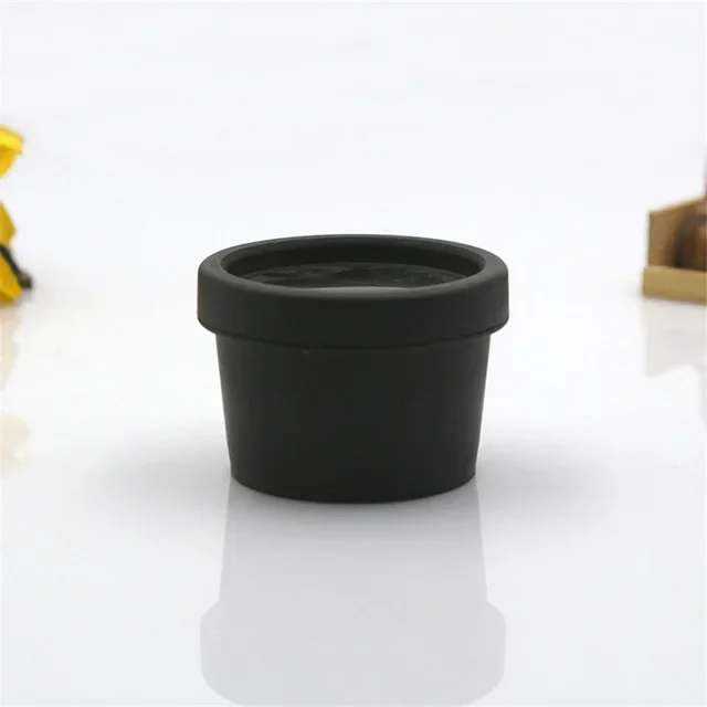 20Pcs 50/100ml Refillable Bottles Large Size Facial Mask Lotion Container Travel Face Cream Jar Cosmetic Box Cosmetic Containers: Dark Khaki / 60ml