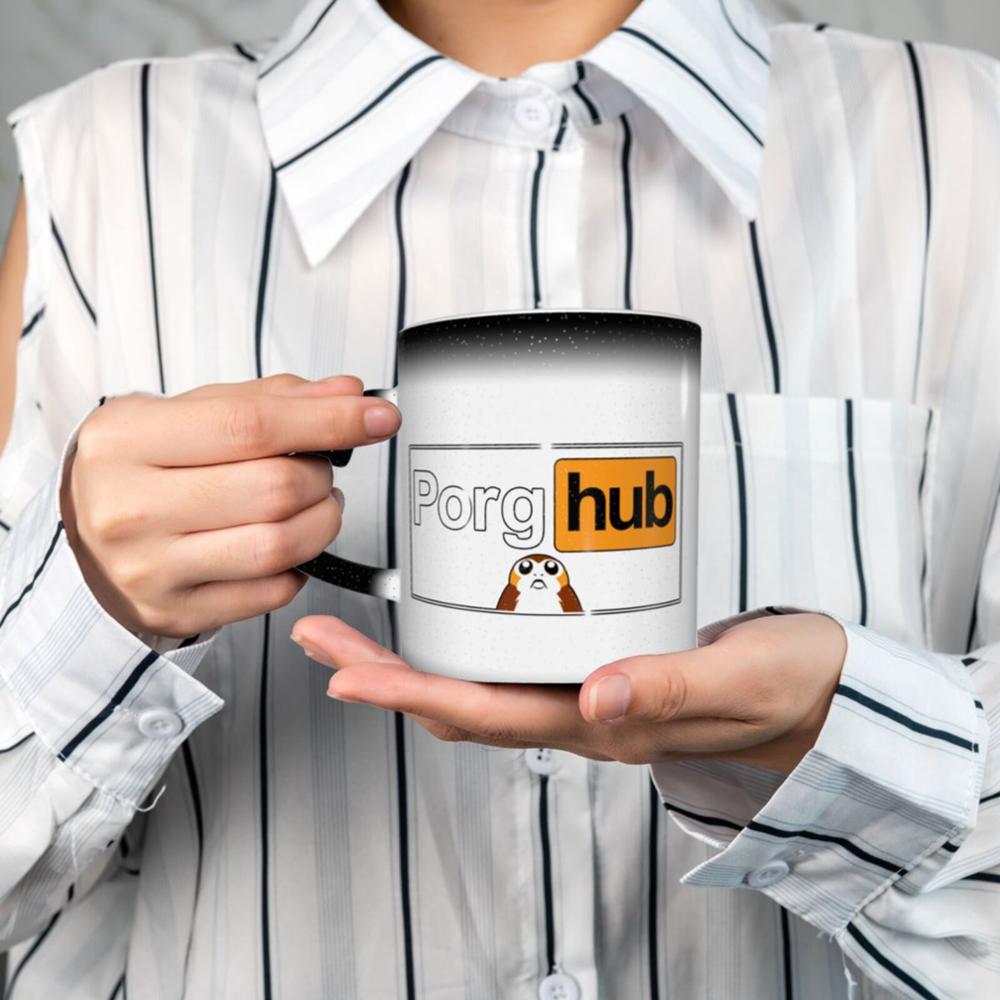 Porg Hub kaffee K tassen glas tassen tazas einstellen einweg Solo Halfter Krapfen Bahre Tee klar doppel Zauberstab glas tasse canecas freunde