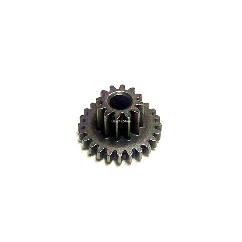 Metalen Dubbele Gear 0.5M 12T-24T 3Mm Gat (As Loose Fit) variabele Snelheid Reductiedrijfwerk