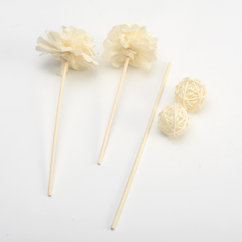 Spa Aroma Diffuser Set Essential Oil Ball Office Decoration Exquisite Lightweight Rattan Dry Flower Car Home Fragrance