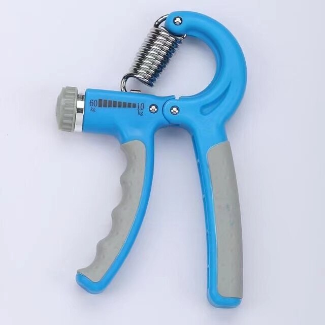Adjustable Heavy Gripper Fitness expander for hands Grips Wrist Training Increase Strength Spring Finger Pinch Carpal Expander: blue
