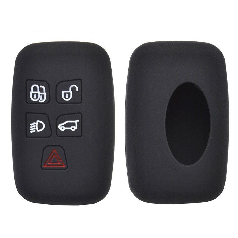 Funda de llaves de silicona para Land Rover Range Rover Sport Vogue Evoque descubrimiento 4 Freelander carcasa para mando a distancia sin llave soporte Protector