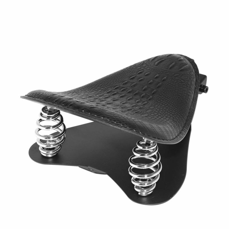 Motocicleta negra 3 "Bobber asiento individual Kit de soporte de resorte para Sportster XL 883 1200 48