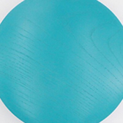 Nordisk multifunktionelt massivt træ j-krog dekorativ krog soveværelse krog indgang tøjkrog: Blålig blå