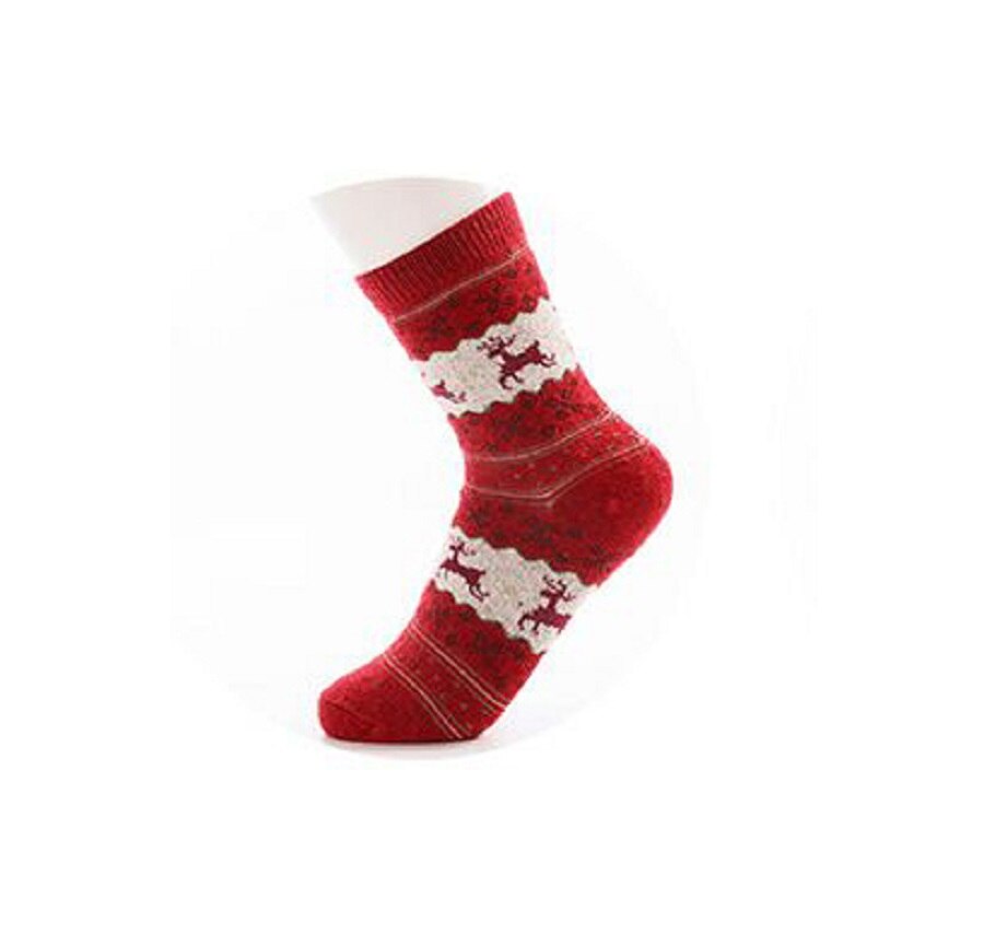 Vinter jul jul elg sokker tegneserie sokker. sjove sokker vinter damer varme sokker harajuku kawaii: Bb1311306 l 3