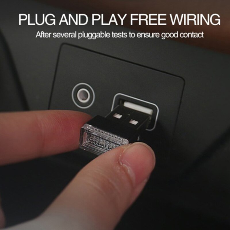 Bil auto styling usb atmosfære lysplugg dekor lampe til volvo  xc60 xc90 240 850 s40 s60 s80 xc70 v70 v60 v50 v90 v40 c30