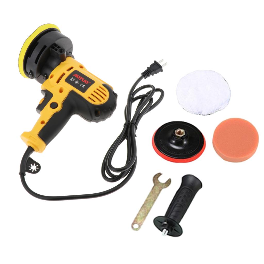Electric Car Polisher Machine 220V 600-3700rpm 5500W Auto Polishing Machine USA Plug Sander Polish Waxing Tools Car Accessories