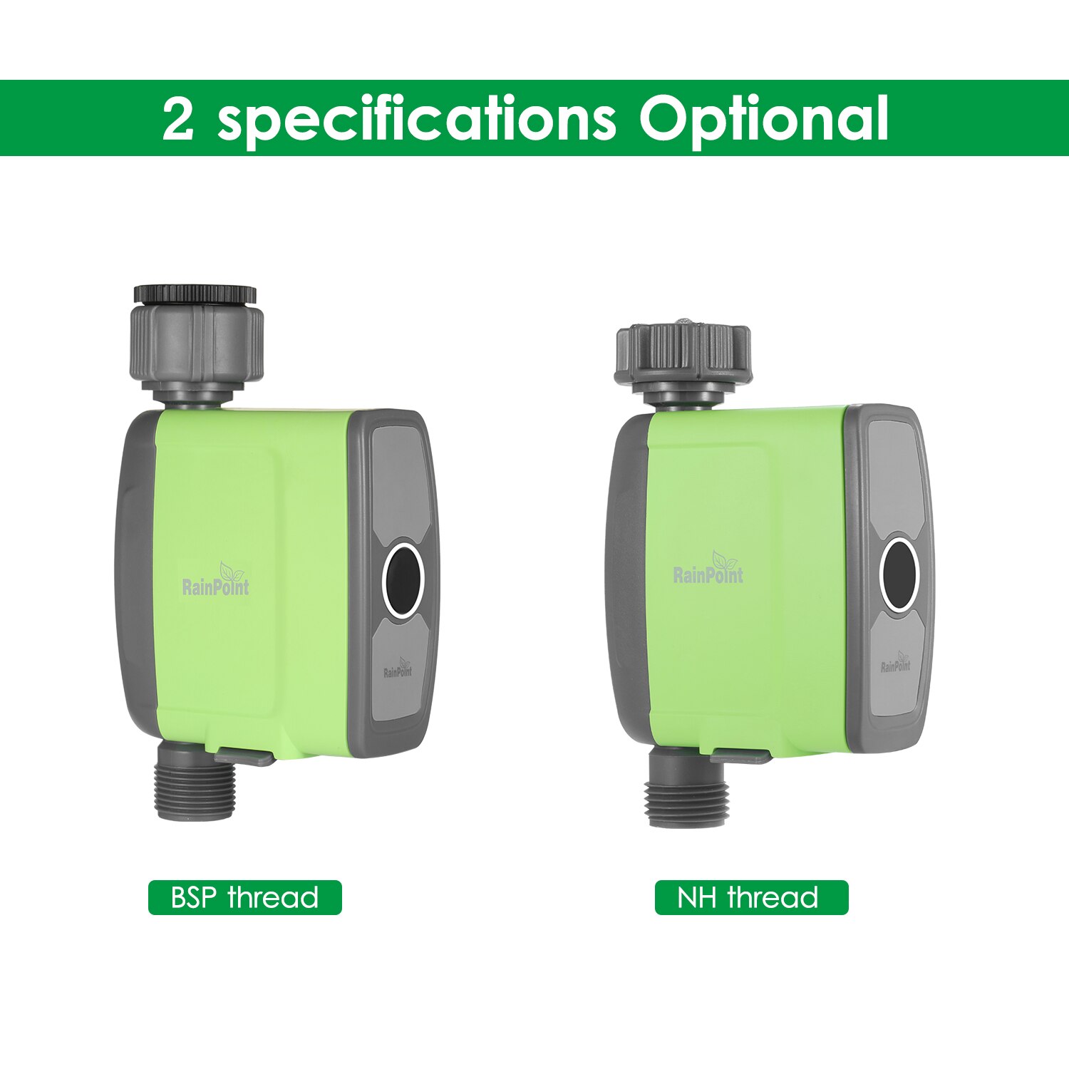 Programmable BT Water Timer Hose Faucet Timer Outdoor Battery Operated Water Flow Meter Automatic Watering Sprinkler System