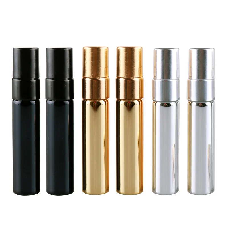 1 Stuks Navulbare Glazen Metalen Mondstuk Parfum Spuitfles Spray Verstuiver Draagbare Reis Cosmetische Container Parfum Fles