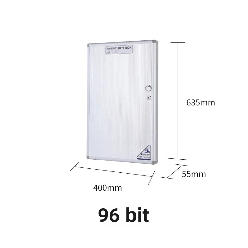 Aluminum Alloy Key Box Wall Mounted Key Cabinet 12-120 Positions Key Management Box Key Storage Case from Mainland China: Yellow