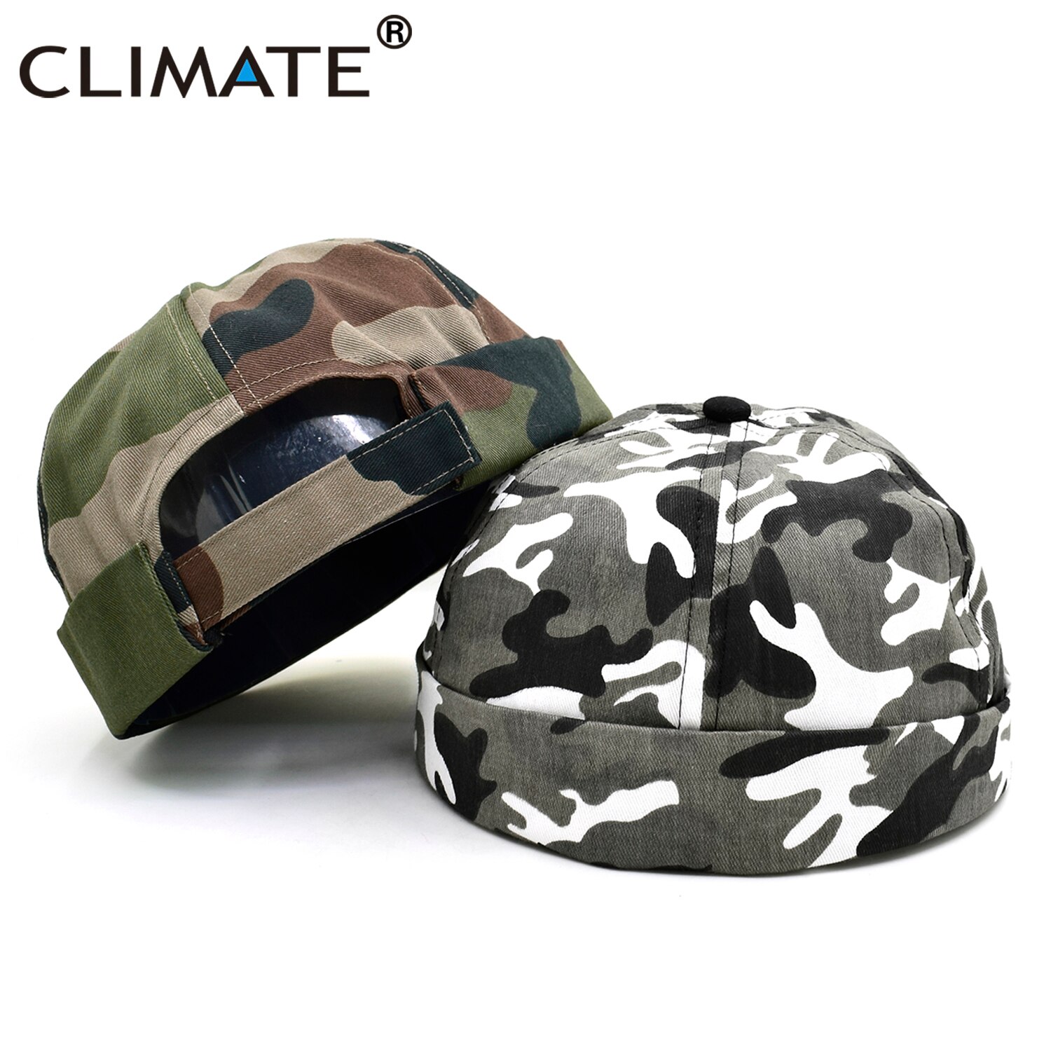 El Hip Hop balde de camuflaje de camarero Cap chino propietario del cubo sombreros estilo de la calle No pico plegable mayor gorra sombreros