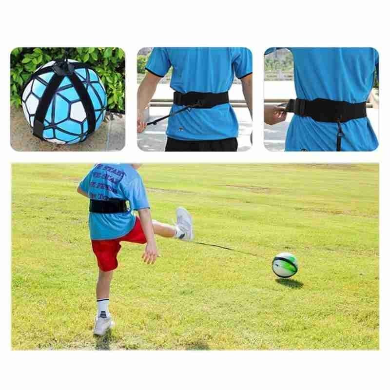 1pcs Football Bungee Soccer Ball Training Children Belt Trainer Auxiliary Equipment Football Bungee Extended Circling Elast C2P0