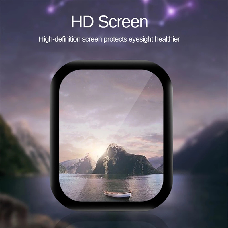 9D Curved Soft Glass Film for Redmi Watch 2 3 Lite 3 Active Full Screen Protector for Xiaomi Mi Watch Color Lite POCO Watch