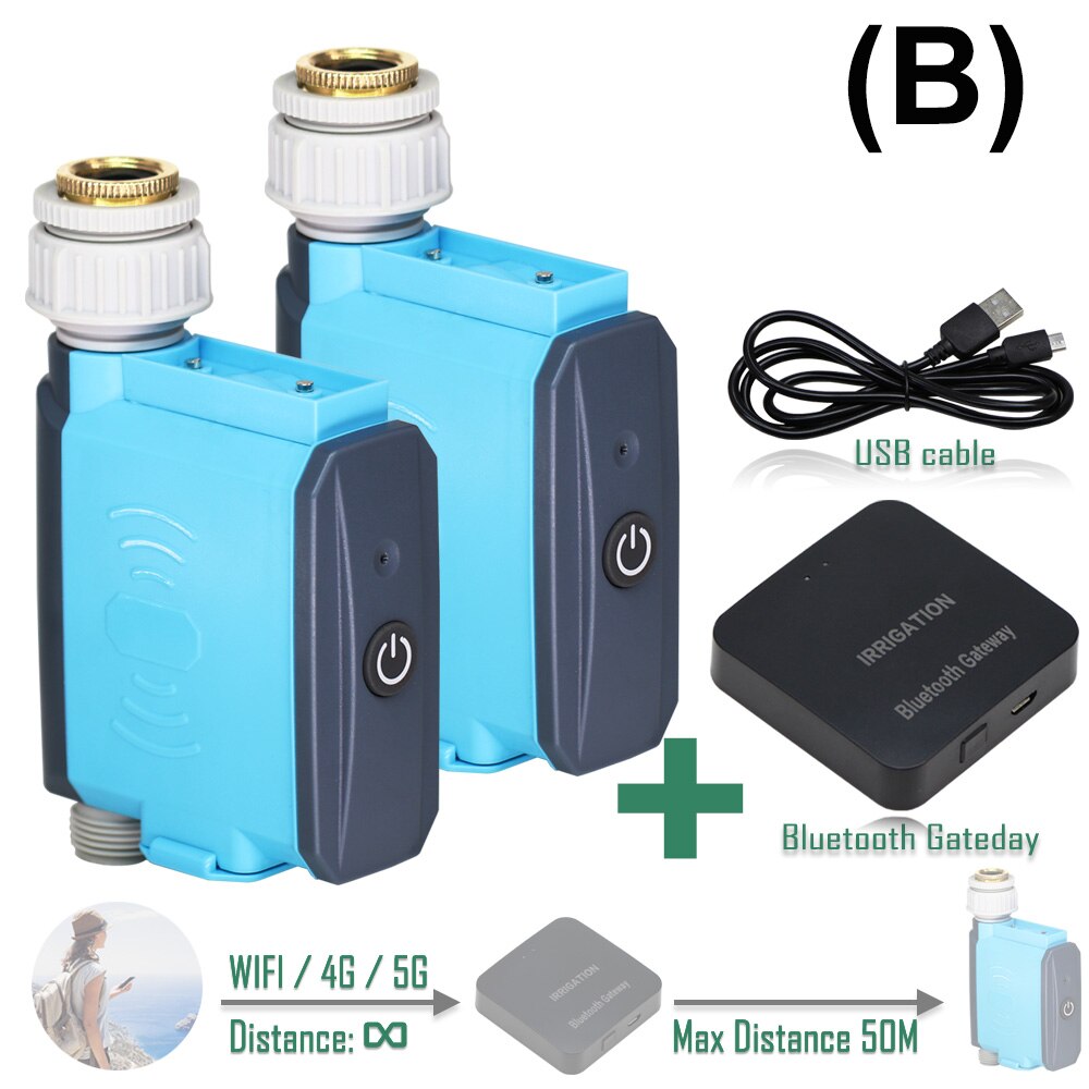 Rain Sensor WIFI Gateway Bluetooth Garden Water Timer Irrigation Watering Artifact Automatic Smartphone Remote Controller