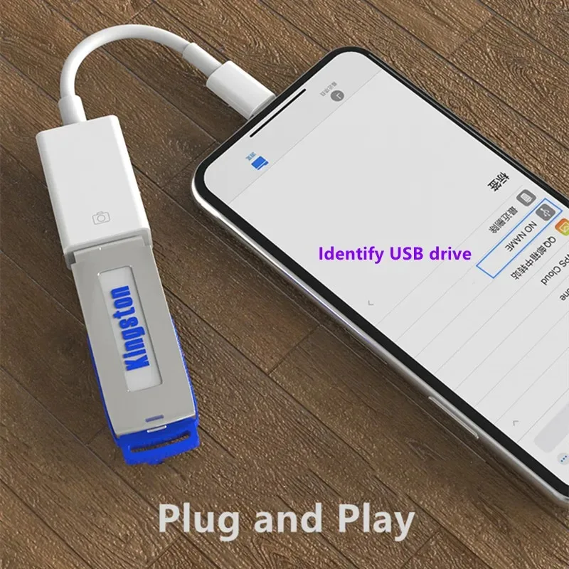Adapter USB OTG do IPhone Ipad iuse klawiatura ładująca U Disk kamera czytnik kart czytnik danych Iphone Otg