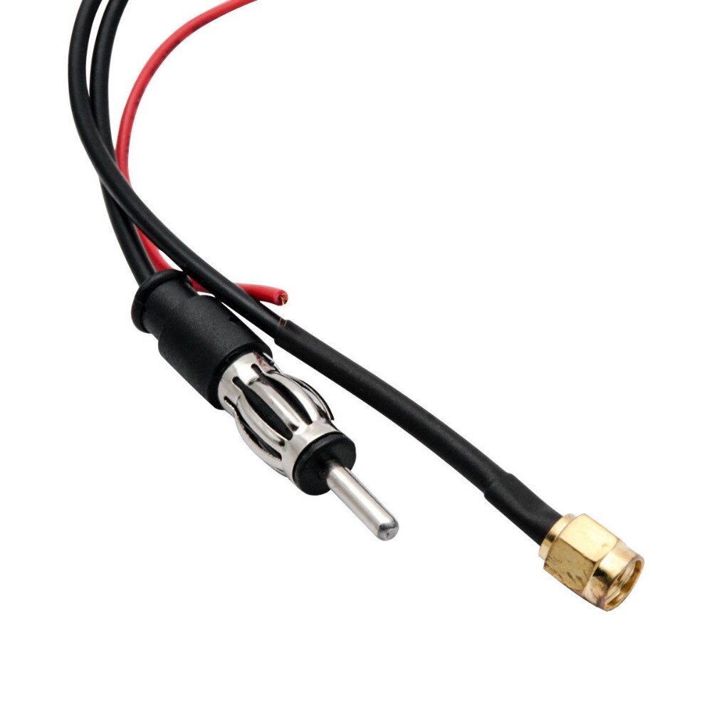 Universal- Auto Signal Antenne Verstärker Booster Stereo Radio Inline Antenne Kabel