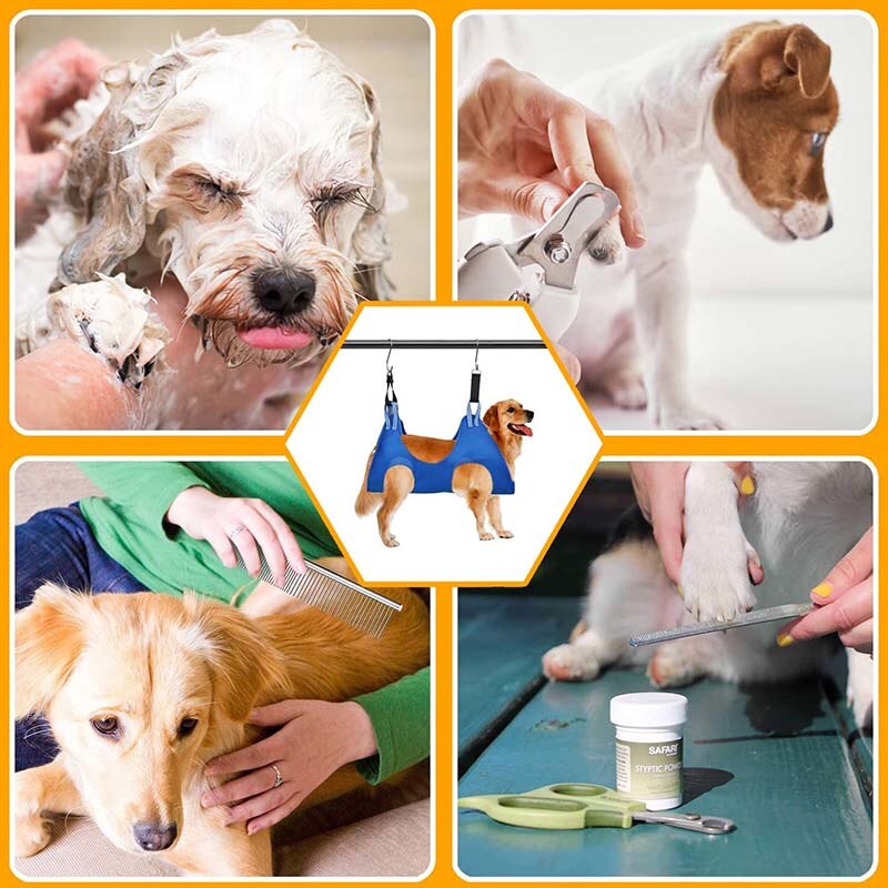 Cat And Dog Hammock Cat And Dog Nail Trimming Small And Medium-sized Hammock Breathable Reinforcement Pet Grooming Hammock