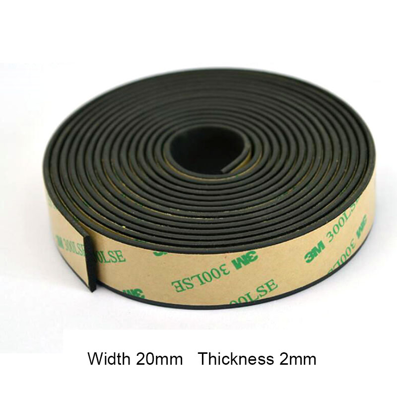 3 metri sigillante per vetri auto tetto apribile in gomma finestra triangolare strisce sigillate guarnizione per parabrezza anteriore veicolo auto: 20mm