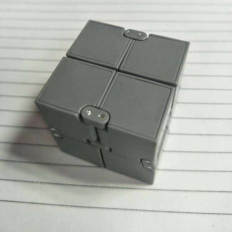 Trend Infinity Cube Magic Cube Office Flip Cubic Puzzle Stop Stress Reliever Toys Anti Depressants Autism Toys: Gray