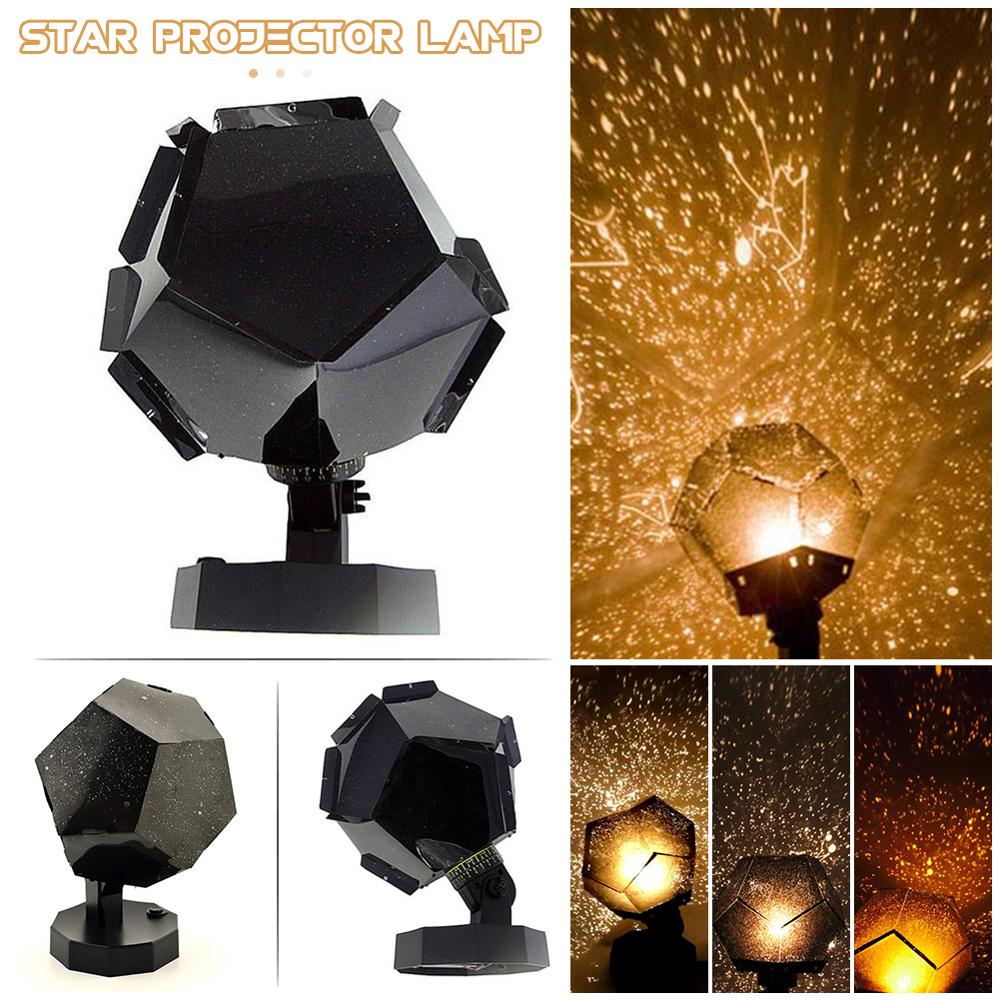 Led Projectie Ster Licht Projector Lamp Romantische Planetarium Star Projector Cosmos Light Night Sky Lamp Kids Slaapkamer Decoratie