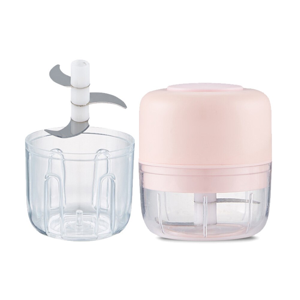 Electric Food Crusher Processor Mixer Pepper Garlic Seasoning Grinder Nut Meat Grinding Kitchen Masher Utensils Home Items: B6