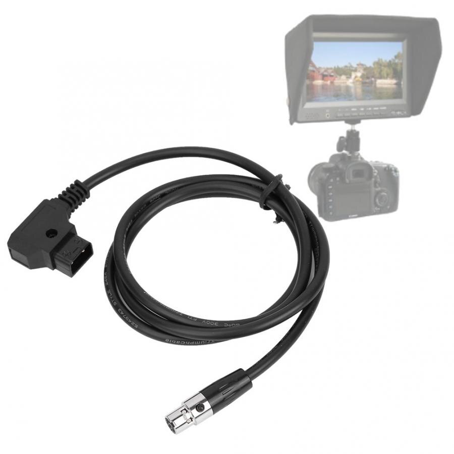 D-Tap Male to Female Mini XLR 4 Pin Cable Power Supply Adapter for VFM 5.6" Monitor
