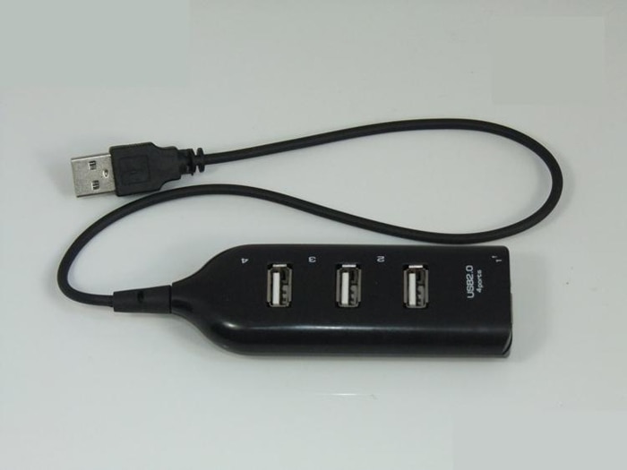 Wired 4 Port USB 2.0 HUB High Speed USB HUB Adapter for Laptop PC #171