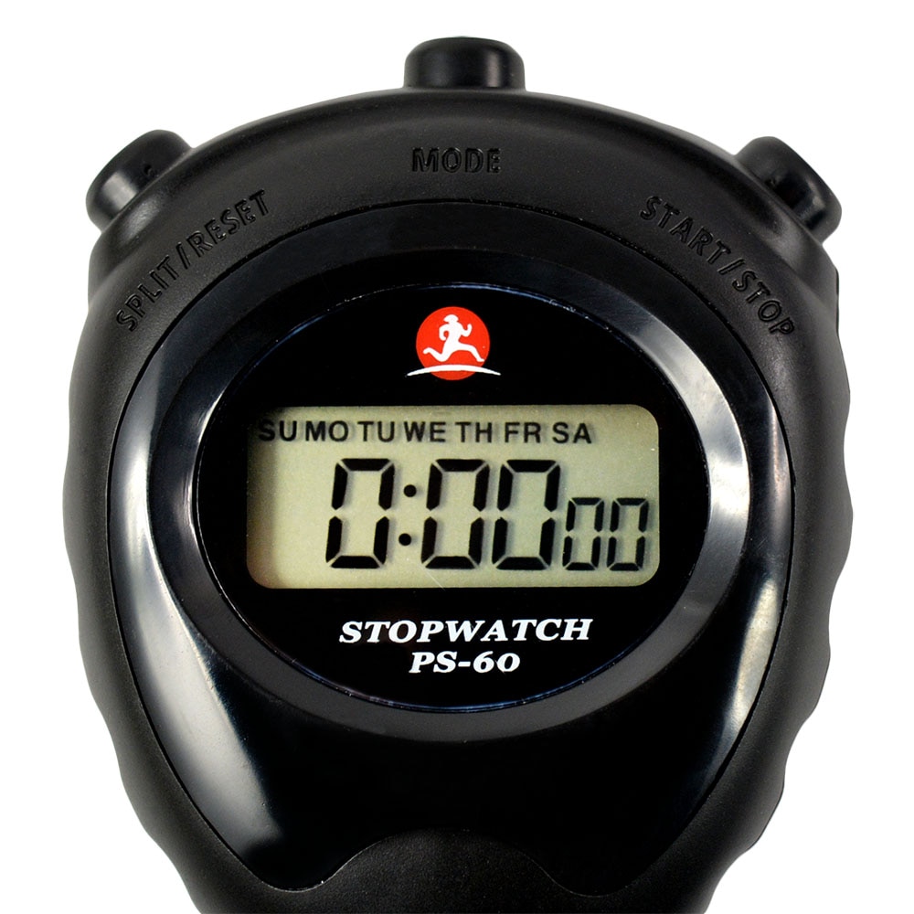 Digital sport stoppeklokke timer stor lcd -skjerm egnet for fotball basketball løpende svømming fitness og mer